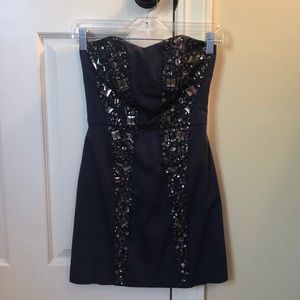 Strapless French Connection sequin dress